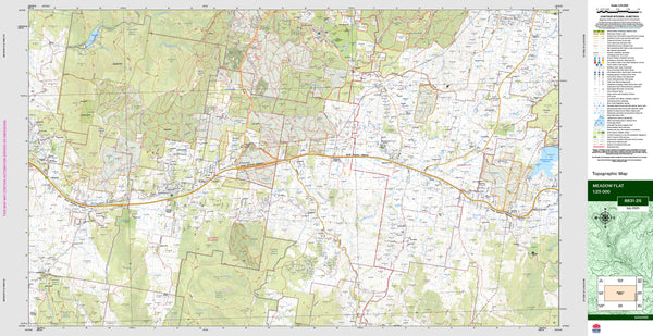 Meadow Flat 8831-2S Topographic Map 1:25k