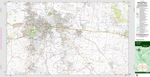 Bathurst 8831-3S Topographic Map 1:25k