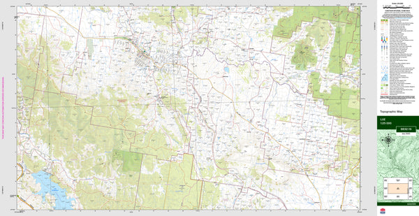 Lue 8832-1S Topographic Map 1:25k