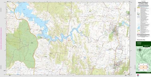 Kandos 8832-2N Topographic Map 1:25k
