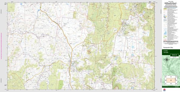 Ilford 8832-2S Topographic Map 1:25k