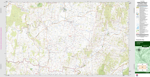 Tunnabidgee 8832-3S Topographic Map 1:25k