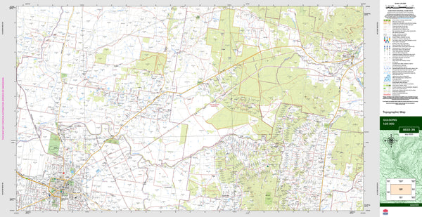 Gulgong 8833-3N Topographic Map 1:25k