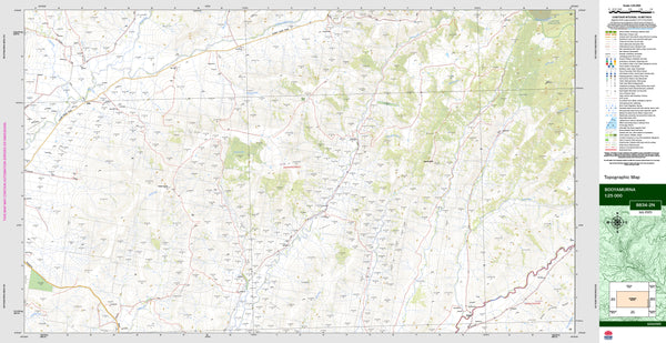 Booyamurna 8834-2N Topographic Map 1:25k