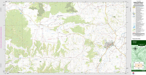 Coolah 8834-3N Topographic Map 1:25k