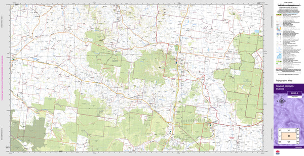 Tambar Springs 8835-S Topographic Map 1:50k