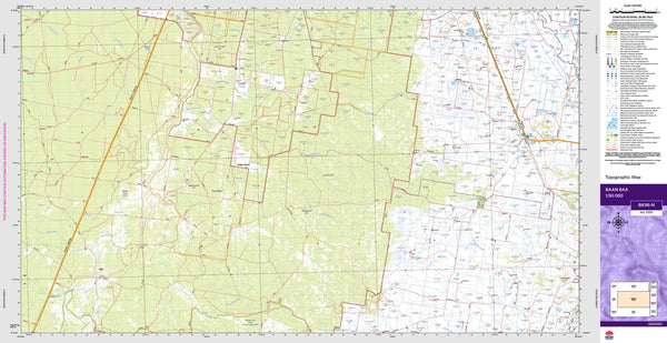 Baan Baa 8836-N Topographic Map 1:50k