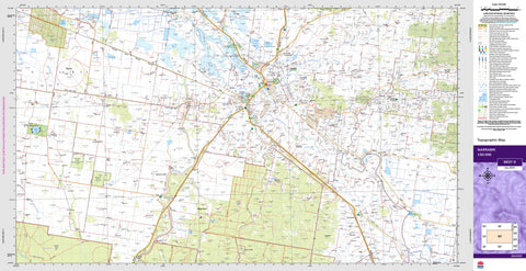 Narrabri 8837-S Topographic Map 1:50k