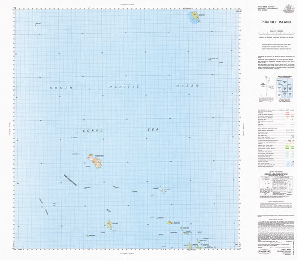 8855 Prudhoe Island 1:100k Topographic Map