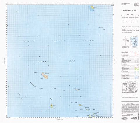 8855 Prudhoe Island 1:100k Topographic Map