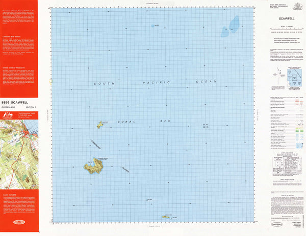 8856 Scawfell 1:100k Topographic Map