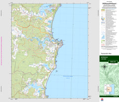 Bermagui 8925-3S Topographic Map 1:25k