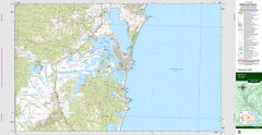 Bodalla 8925-4N Topographic Map 1:25k