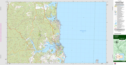 Narooma 8925-4S Topographic Map 1:25k
