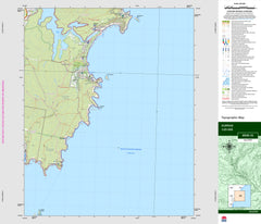 Durras 8926-1S Topographic Map 1:25k
