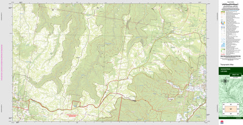 Sassafras 8927-1N Topographic Map 1:25k