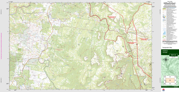 Endrick 8927-4S Topographic Map 1:25k