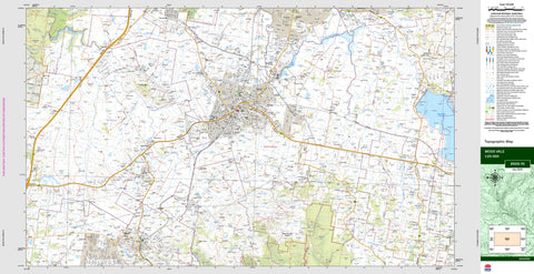 Moss Vale 8928-1N Topographic Map 1:25k