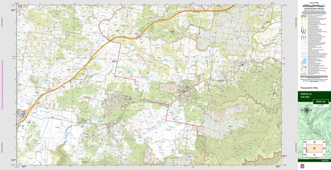 Wingello 8928-4S Topographic Map 1:25k