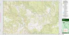 Barrallier 8929-3N Topographic Map 1:25k