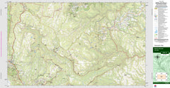 Mount Wilson 8930-1N Topographic Map 1:25k