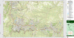 Katoomba 8930-1S Topographic Map 1:25k