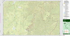 Kanangra 8930-3S Topographic Map 1:25k