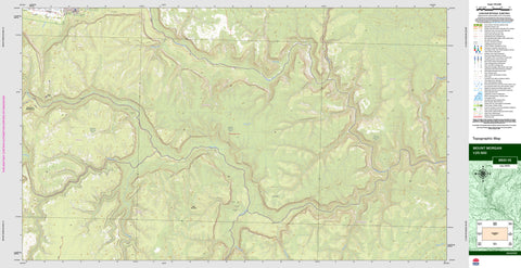 Mount Morgan 8931-1S Topographic Map 1:25k