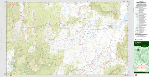 Glen Alice 8931-4N Topographic Map 1:25k