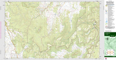 Ben Bullen 8931-4S Topographic Map 1:25k