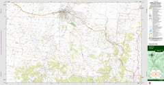 Merriwa 8933-1S Topographic Map 1:25k