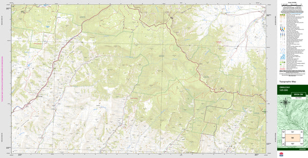 Omaleah 8934-3N Topographic Map 1:25k