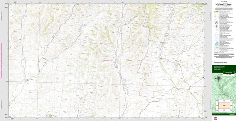 Berenderry 8934-3S Topographic Map 1:25k