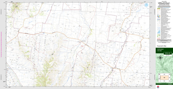 Yarraman 8934-4N Topographic Map 1:25k