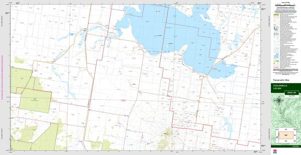 Coolanbilla 8935-3N Topographic Map 1:25k