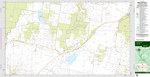 Colly Blue 8935-3S Topographic Map 1:25k