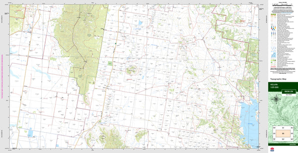 Kelvin 8936-2N Topographic Map 1:25k