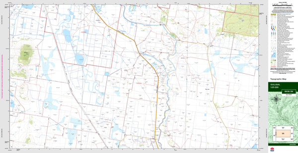 Gulligal 8936-3N Topographic Map 1:25k