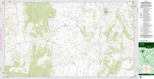 Horton 8937-1S Topographic Map 1:25k