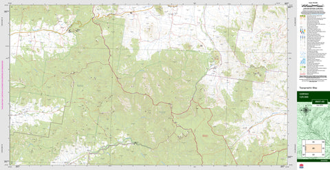Coryah 8937-4S Topographic Map 1:25k
