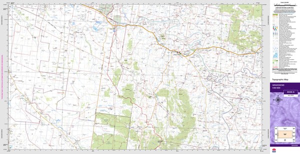Gravesend 8938-N Topographic Map 1:50k