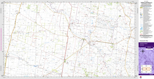 Croppa Creek 8939-N Topographic Map 1:50k