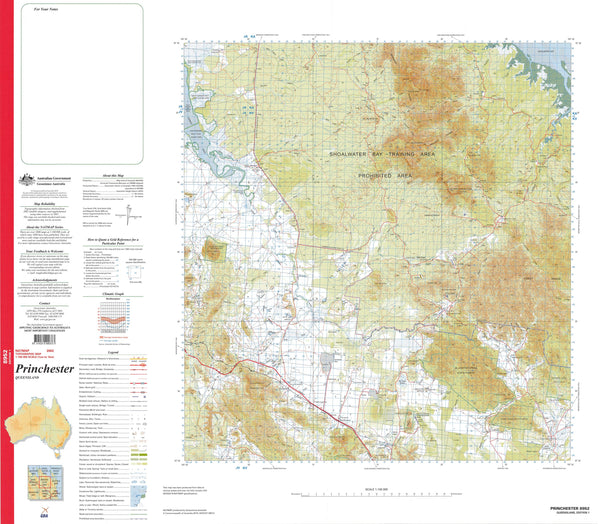8952 Princhester 1:100k Topographic Map