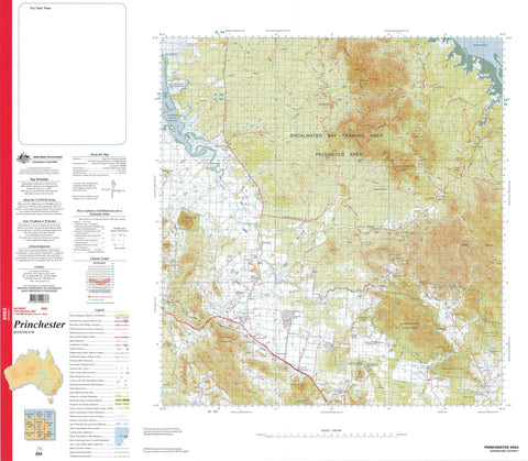 8952 Princhester 1:100k Topographic Map