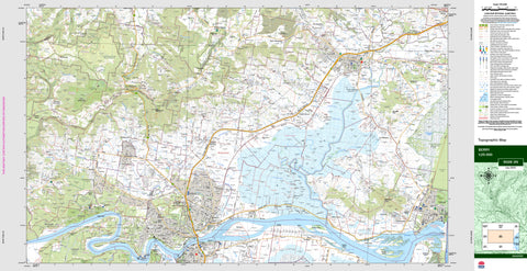 Berry 9028-3N Topographic Map 1:25k