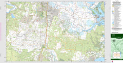 Nowra 9028-3S Topographic Map 1:25k