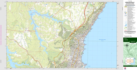 Bulli 9029-2N Topographic Map 1:25k
