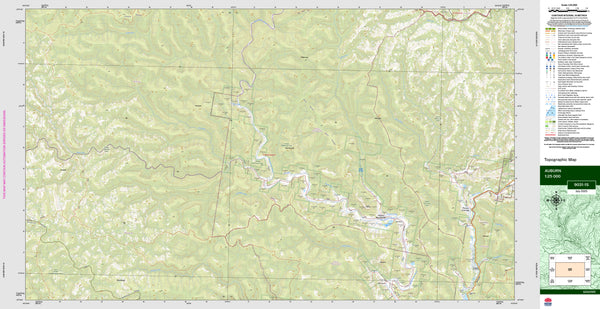 Auburn 9031-1S Topographic Map 1:25k