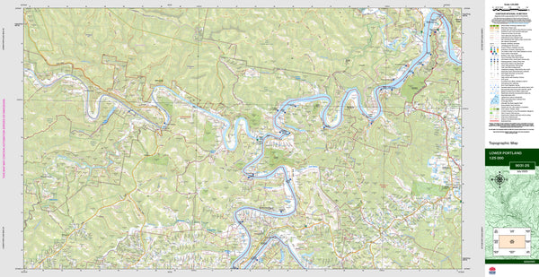 Lower Portland 9031-2S Topographic Map 1:25k