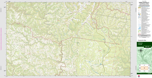 Wirraba 9031-4N Topographic Map 1:25k